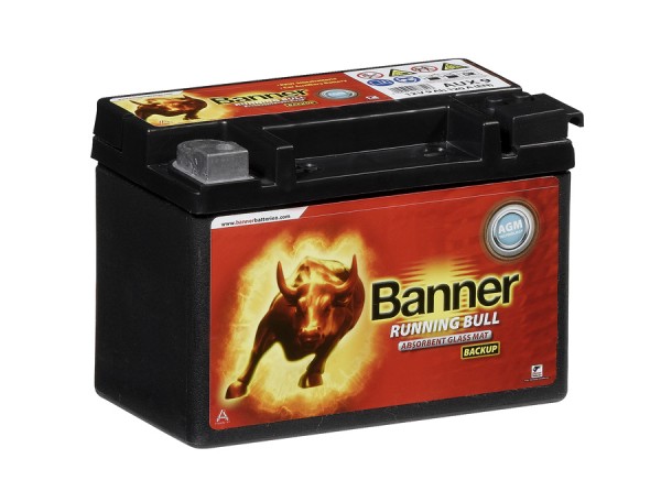 Banner Running Bull Backup 509 00 Aux 09 12V 9Ah 120A Starter battery AGM