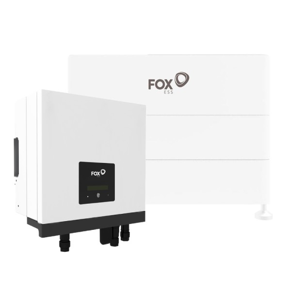 Fox ESS 3.7kW AC Charger Inverter with ECS2900 Battery stack of 3 (8.64kWh)