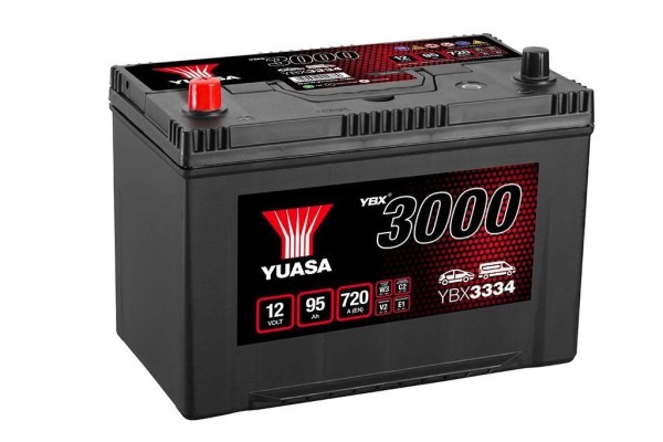 Yuasa YBX3334 95Ah 720A Type 250 12V Car Battery