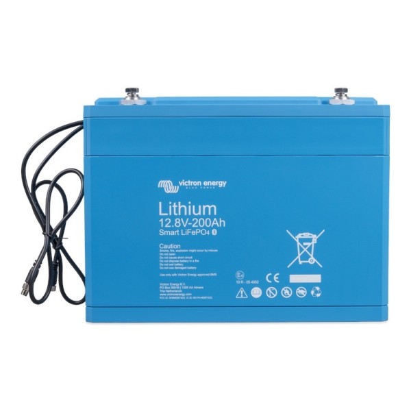 12.8V 200Ah Victron Energy Lithium Domestic Leisure Battery Smart BAT512120610