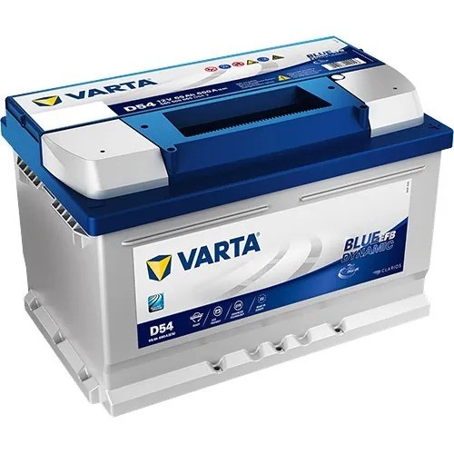 12V 65Ah Engine Starter Battery Varta Start-Stop Blue Dynamic EFB D54