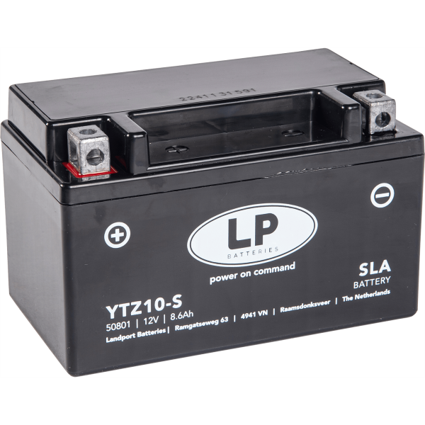 LP YTZ10-S 12V 8.6ah 190CCA Motorcycle battery