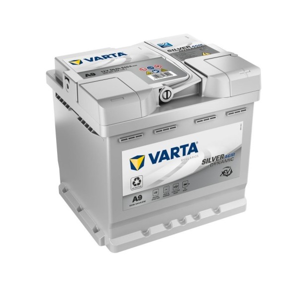 Varta Silver Dynamic A9 xEV AGM 12V 50Ah 540CCA Car Battery