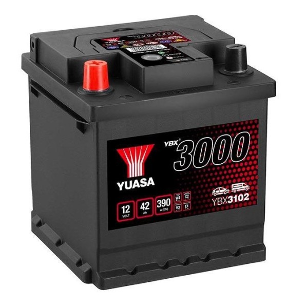 Yuasa YBX3102 Type 002R 40Ah 360A/EN 12V Car Battery
