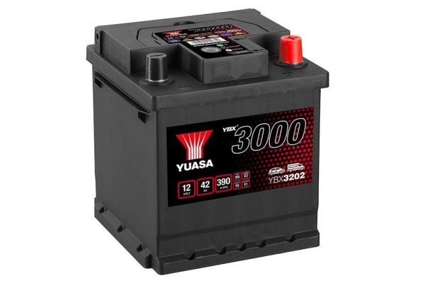 Yuasa SMF car battery starter battery YBX3202 54208 12V 40Ah 360 A/EN