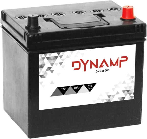 Dynamp 56068 60Ah 510CCA 12V Car Battery Type 005L