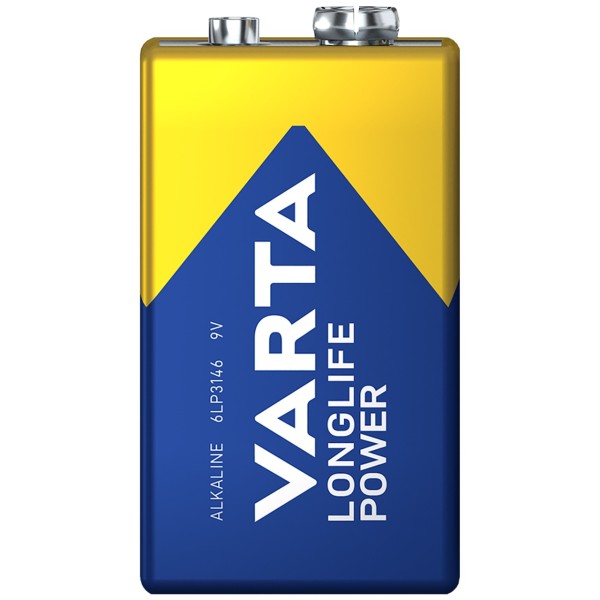 Varta Longlife Power Alkaline 9V 4922 6LR61 (bulk)