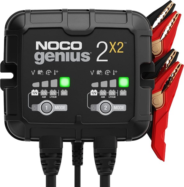 Noco GENIUS2X2 4A 2-Bank Battery Charger
