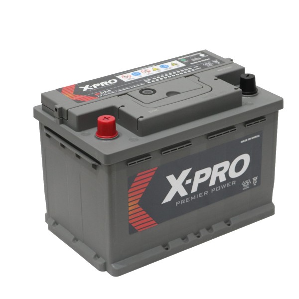 X-Pro 57219 12V 72ah 610CCA Starter battery 