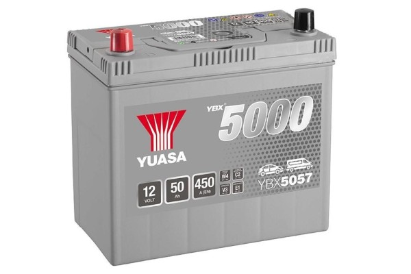 Yuasa YBX5057 50Ah 450A Type 049 12V Car Battery