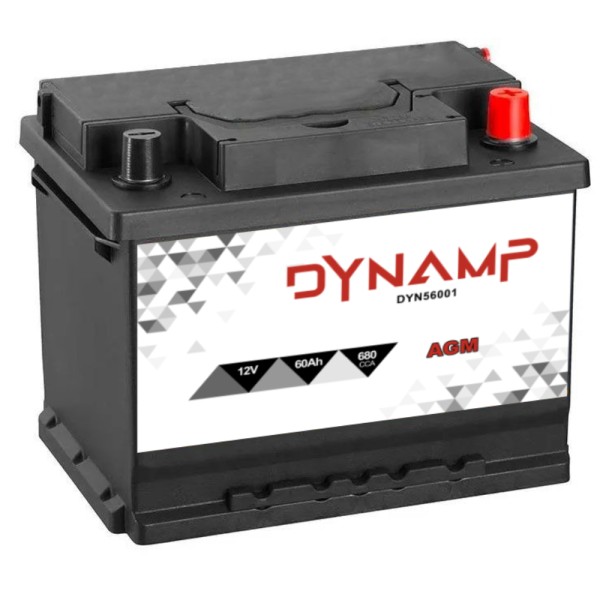 12V 60Ah Domestic Leisure Battery Black Box 027 AGM