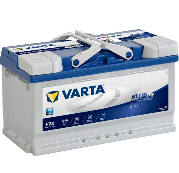 Varta Start-Stop Blue Dynamic EFB 580 500 073 F22 12V 80Ah 730A/EN Starter battery - N80 - TYPE 110