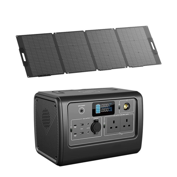 BLUETTI EB70 Solar Generator + PV120 Solar Panel