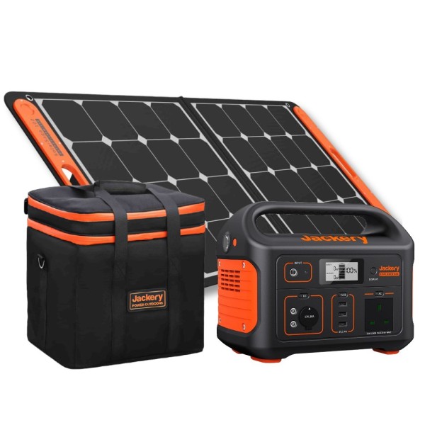 Jackery Explorer 500 Portable Power Station + 100W Solar Panel + Carry bag