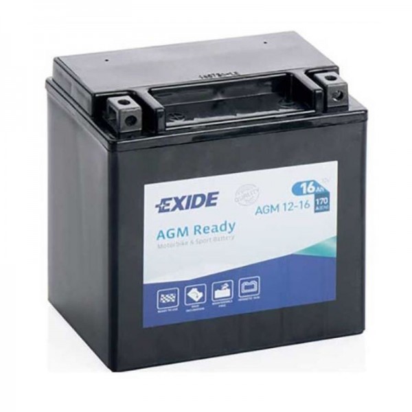 Exide AGM12-16 Motorcycle Battery