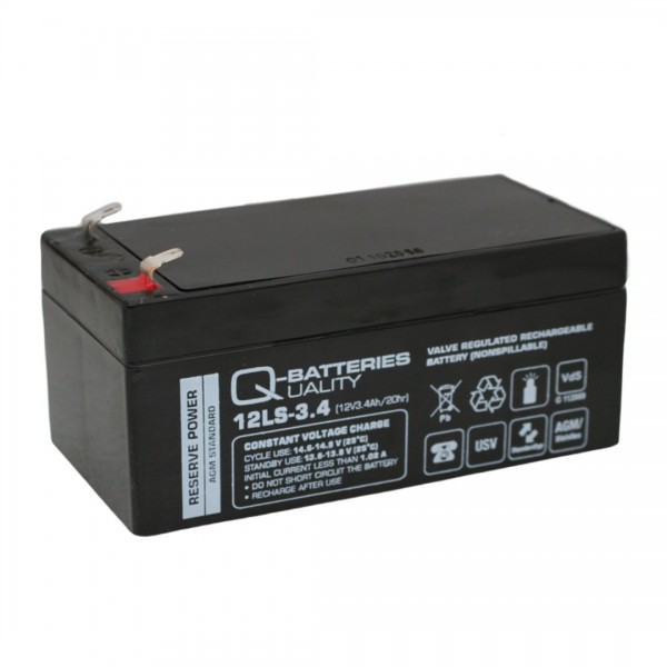 Quality-Batteries 12LS-3,4A GM battery