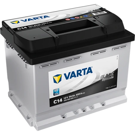 12V 56Ah Engine Starter Battery VARTA Black Dynamic C14