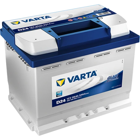 12V 60Ah Engine Starter Battery VARTA Blue Dynamic D24