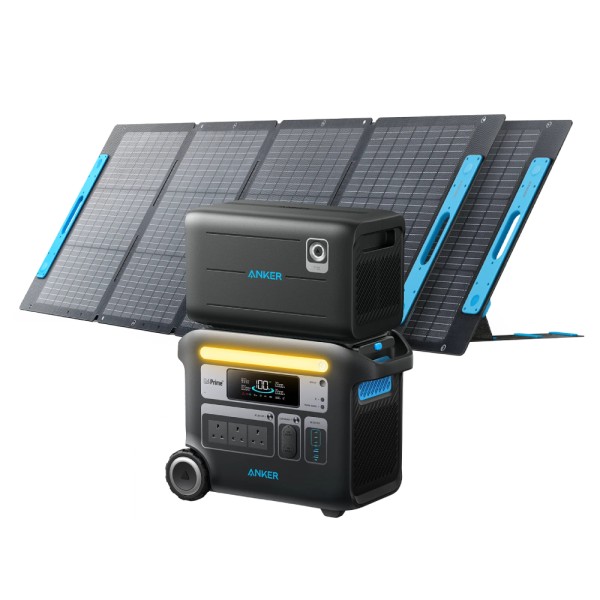 Anker SOLIX F2000 Solar Generator (Anker 767 with 2x 200W Solar Panel and Expansion Battery)