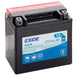 Exide ETX14L-BS Motorcycle Battery Main Image
