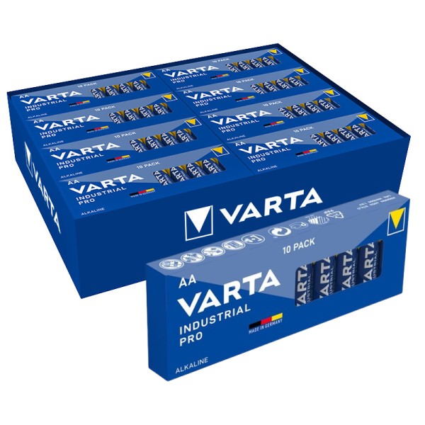 Varta Industrial Pro Mignon AA Battery 4006 100 pieces