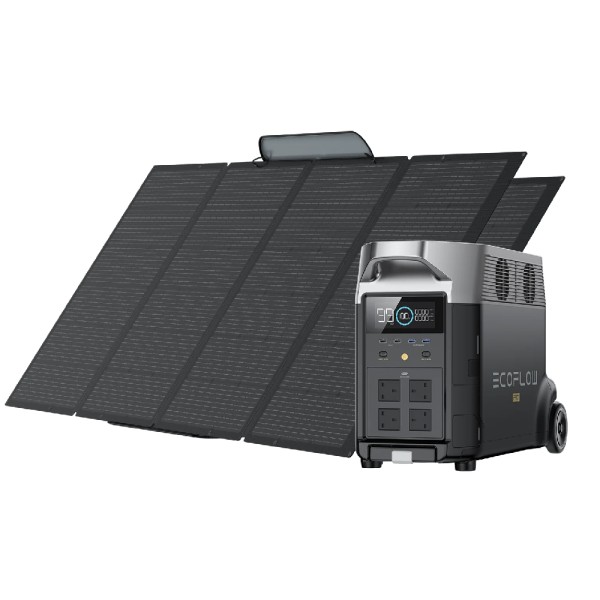 EcoFlow DELTA Pro Portable Power Station + 2X 160W Solar Panel