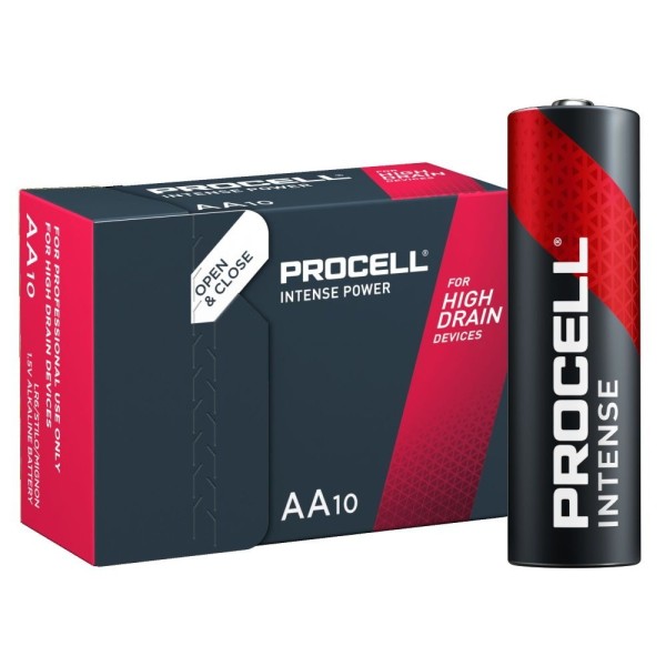 Duracell Procell Intense Alkaline battery LR6 Mignon AA MN 1500 1,5V box of 10