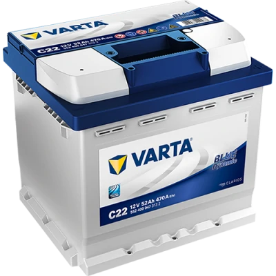 Varta BLUE Dynamic C22 12V 52Ah 470A/EN 552 400 047 3132 car battery