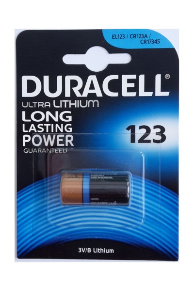 Duracell HIGH POWER LITHIUM 123 3V CR17345 photo battery (1 blister)