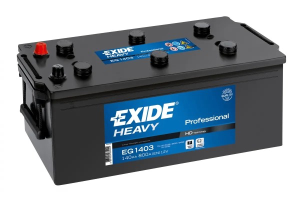 EXIDE EG1403 PROFESSIONAL BATTERY 12V 140Ah 800CCA W627SE