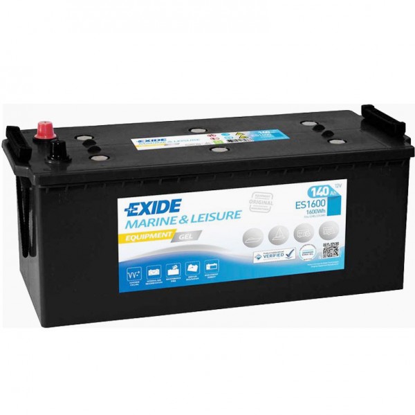 12V 140Ah Domestic Leisure Battery Exide ES1600 Gel