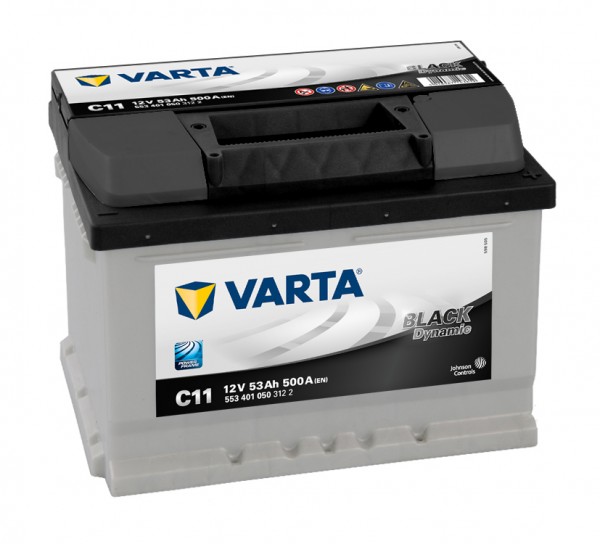 12V 53Ah Engine Starter Battery Varta BLACK Dynamic C11