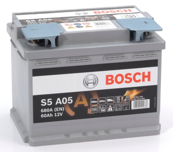 Bosch car battery S5A05 start-stop 12V 60Ah 680A