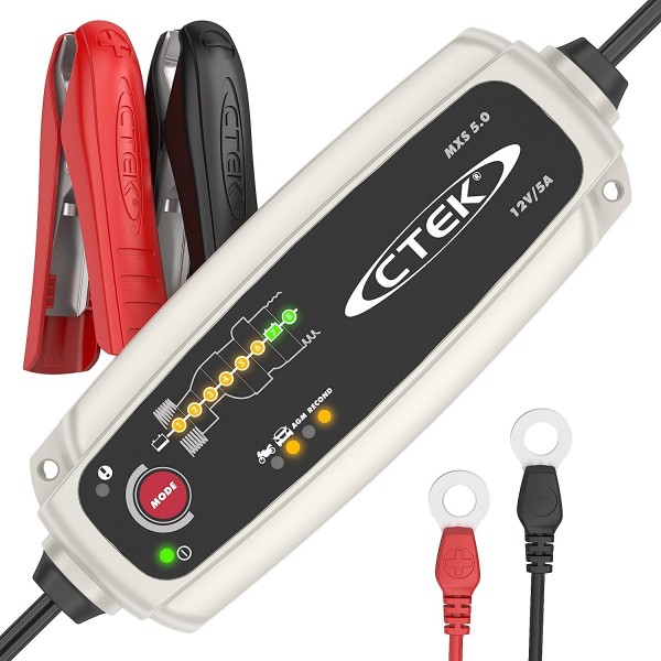 CTEK MXS 5.0 Charger (AC-grid) for lead battery 12V 5A charging current high frequency charger