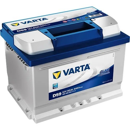 VARTA D59 Blue Dynamic 12V 60Ah 540A car battery 
