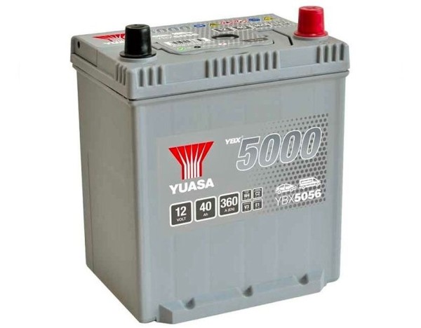 Yuasa YBX5056 40Ah 360A Type 054H 12V Car Battery