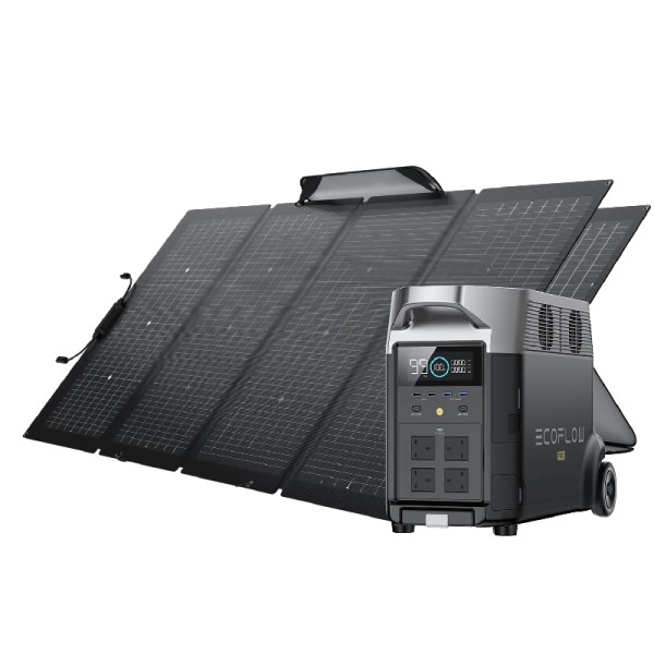 EcoFlow DELTA Pro Portable Power Station 3600Wh + 2 x 220W solar panels