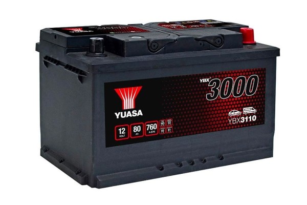 Yuasa YBX3110 Type 110 80Ah 720A/EN 12V Car Battery