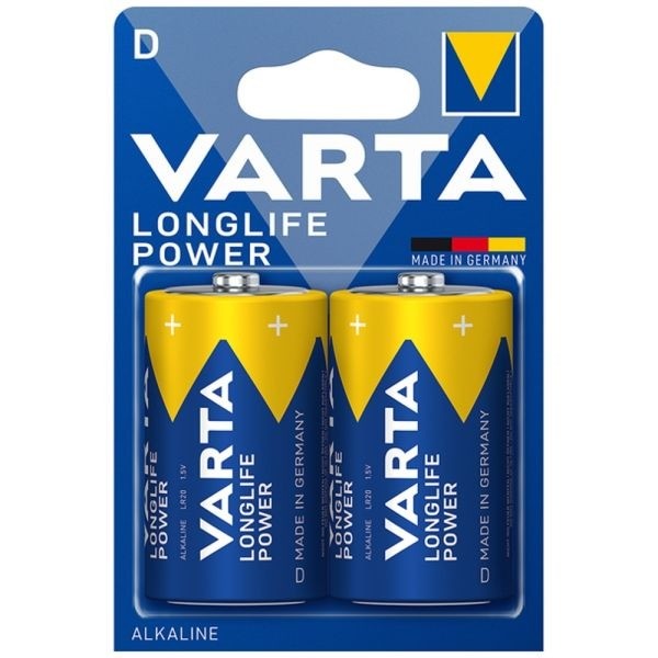Varta Longlife Power Alkaline battery D 4920 LR20, pack of 2