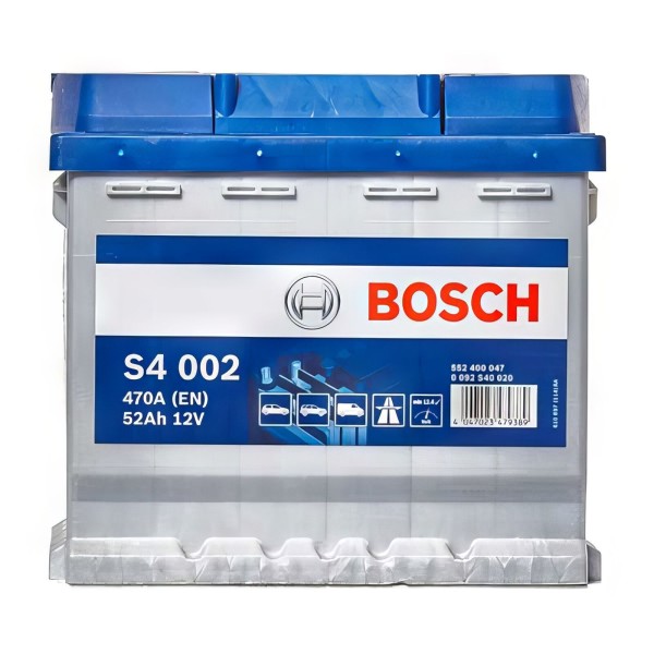 12V 52Ah Engine Starter Battery Bosch car battery S4002