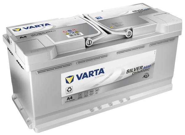 Varta Silver Dynamic A4 (H15) xEV AGM 12v 105Ah 950CCA Type 020 Car Battery