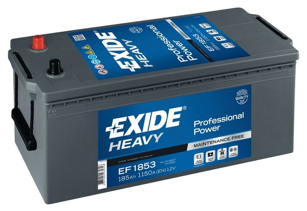 EF1853 EXIDE PROFESSIONAL POWER HDX BATTERY 12V 180Ah 1150CCA 629