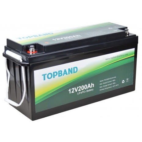 12.8V 200Ah Lithium Domestic Leisure Battery Topband TB12200