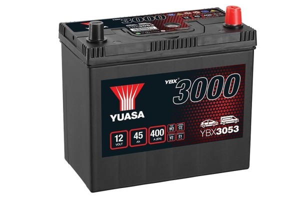 Yuasa YBX3053 Type 048 45Ah 400A/EN 12V Car Battery
