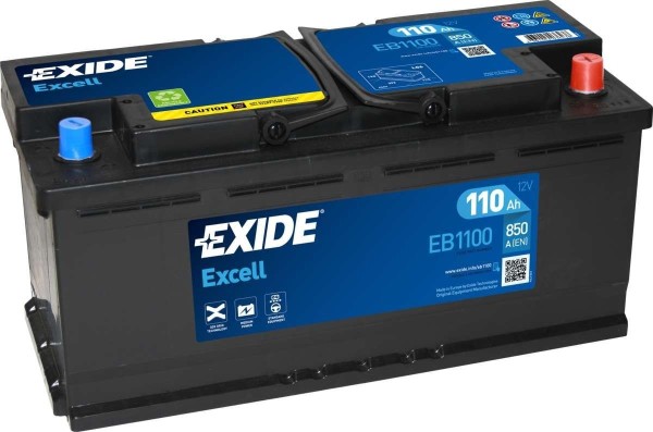 12V 110Ah 850CCA Engine Starter Battery Exide EB1100 Excel