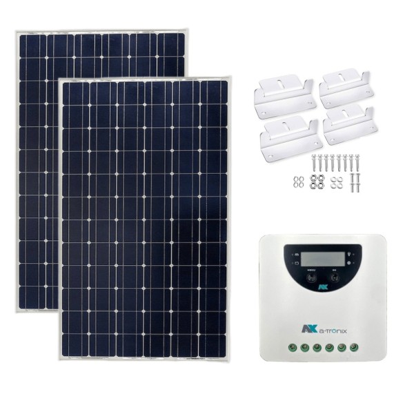 350W Off-grid Shed Solar Kit with 20A MPPT KIT46