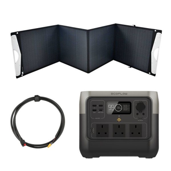 EcoFlow RIVER 2 Pro with 200W Portable Solar Panel a-Tronix
