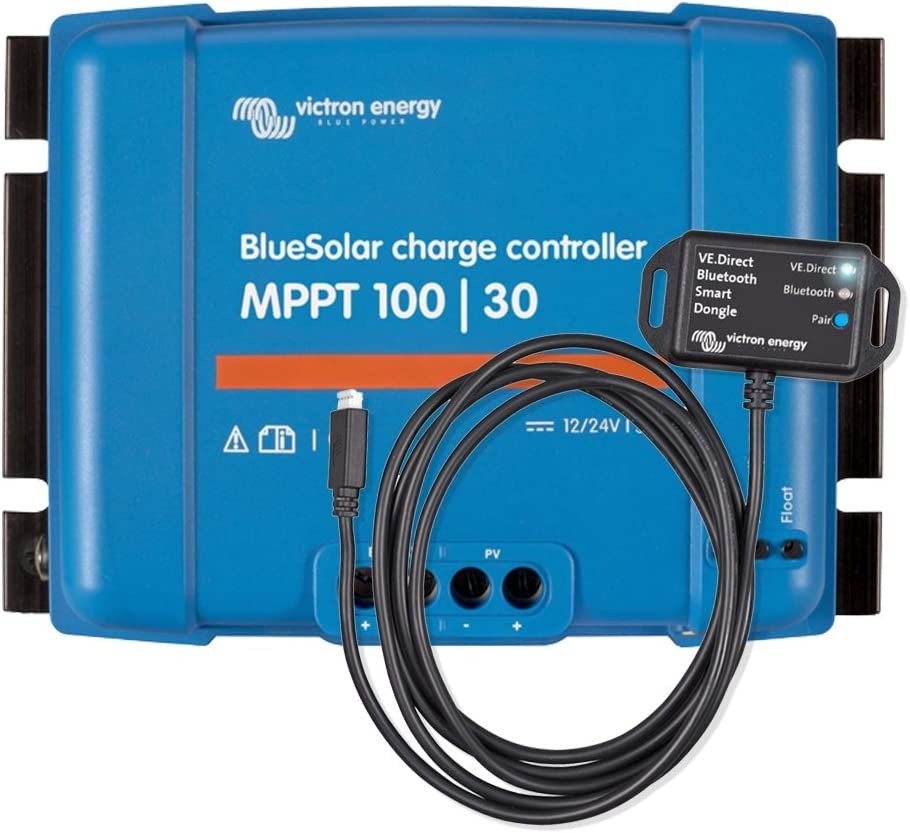 Victron Energy BlueSolar MPPT 100/30 including Bluetooth Smart  dongle MPPT Power Electronics Leisure Power