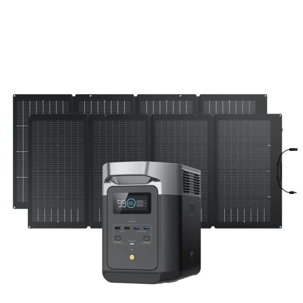 EcoFlow DELTA 2 Portable Power Station with 2 x 220W Solar Panel