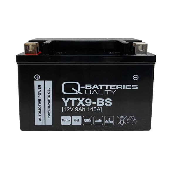 Q-Batteries Motorcycle Battery YTX9-BS